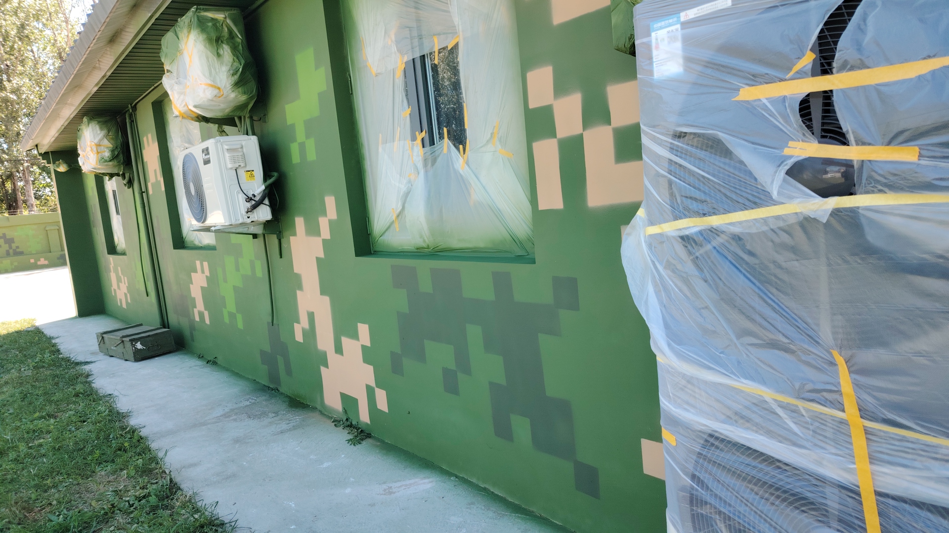 怒江外墙迷彩漆施工多少钱 伪装迷彩漆  